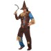 Dwieey Scarecrow Halloween Costume – Classic Rustic Farmer Outfit with Hat, Perfect for Halloween & Masquerade Parties